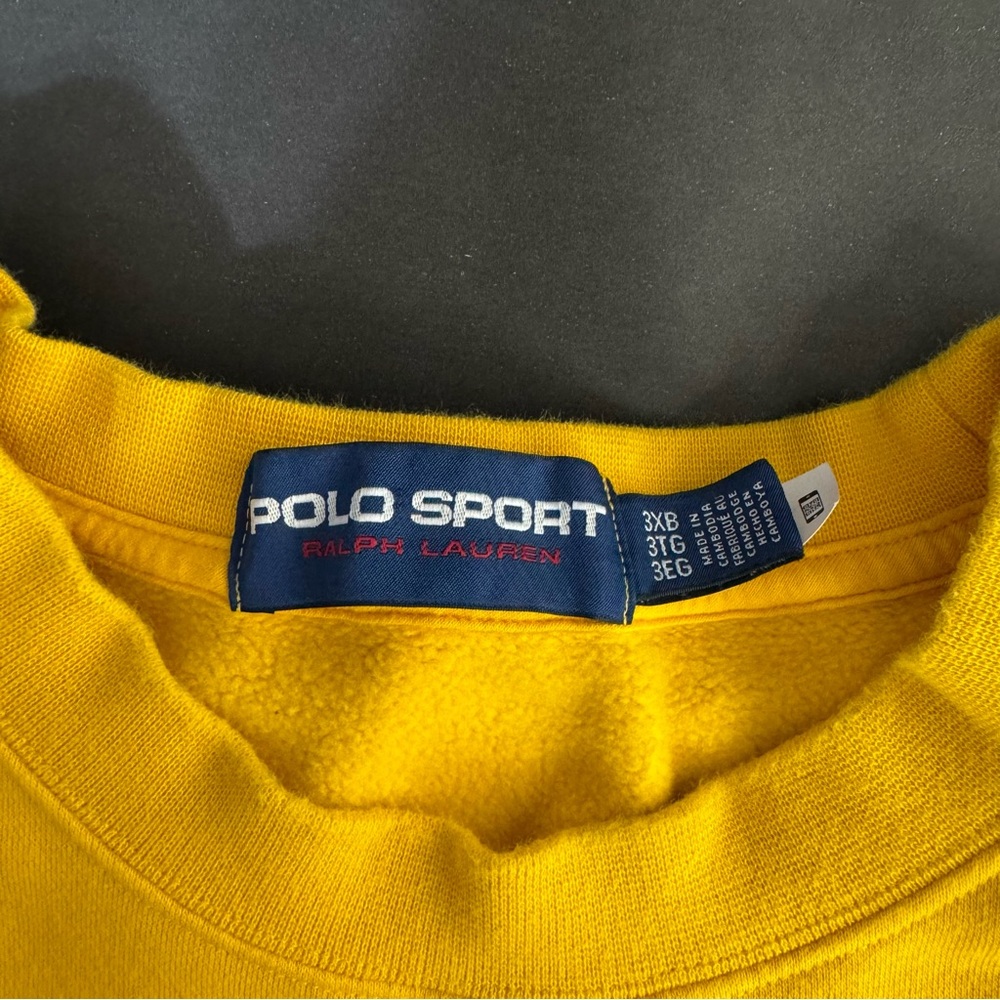 Polo Ralph Lauren Sport Fleece Sweatshirt 3TG - Picture 8 of 12